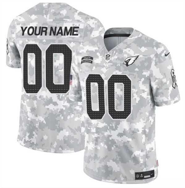 Men%27s Arizona Cardinals Active Player Custom 2024 F.U.S.E Arctic Camo Salute to Service Limited Football Stitched Jersey